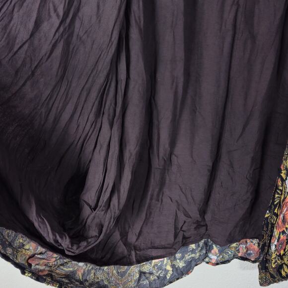 Free People Women's Jaipur Kimono Floral Embroidered Cardigan One Size Relaxed - Picture 7 of 12